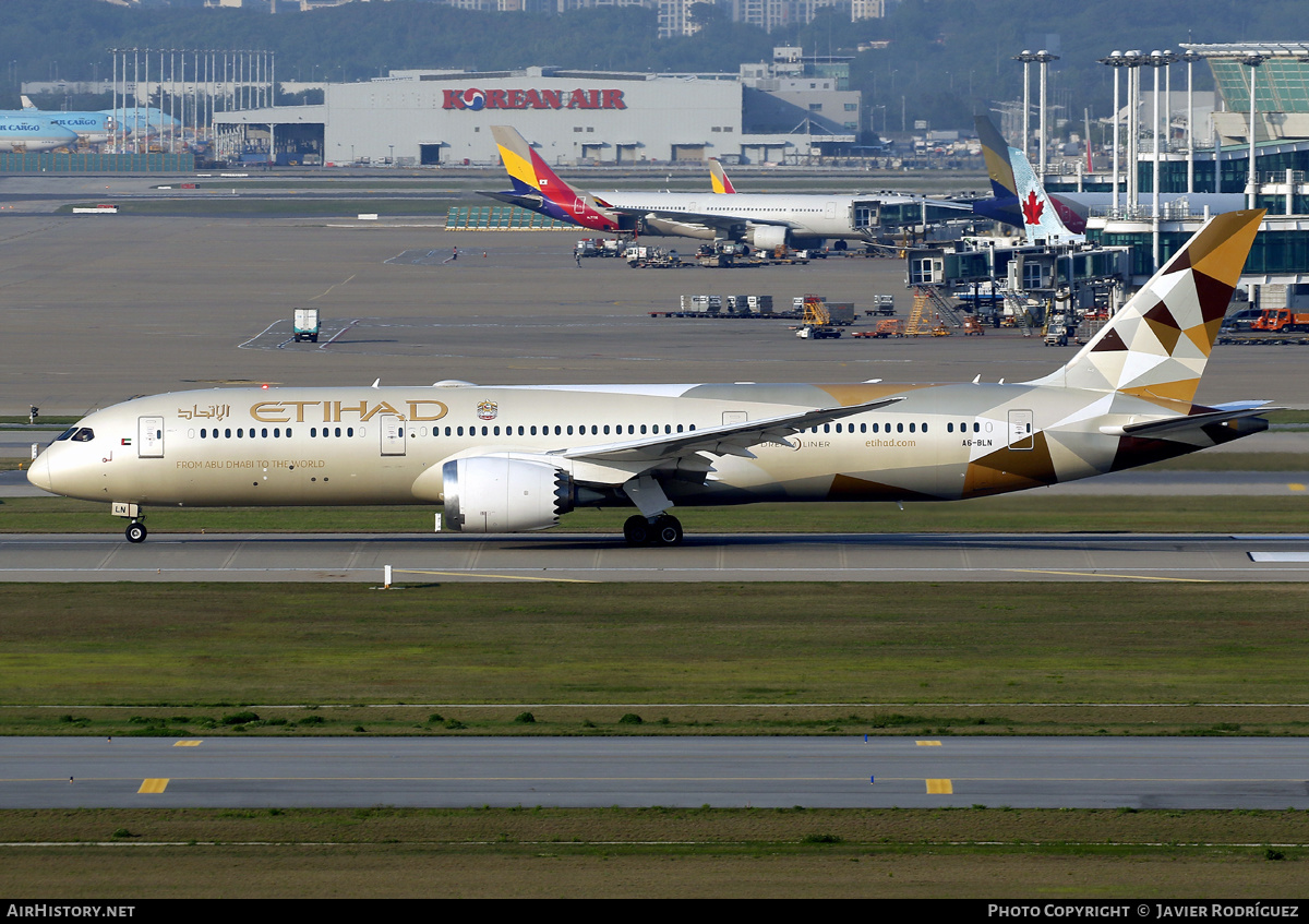 Aircraft Photo of A6-BLN | Boeing 787-9 Dreamliner | Etihad Airways | AirHistory.net #582696