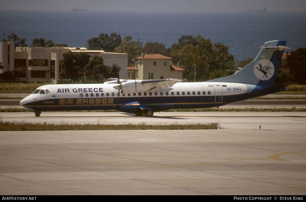 Aircraft Photo of SX-BAO | ATR ATR-72-202 | Air Greece | AirHistory.net #582705