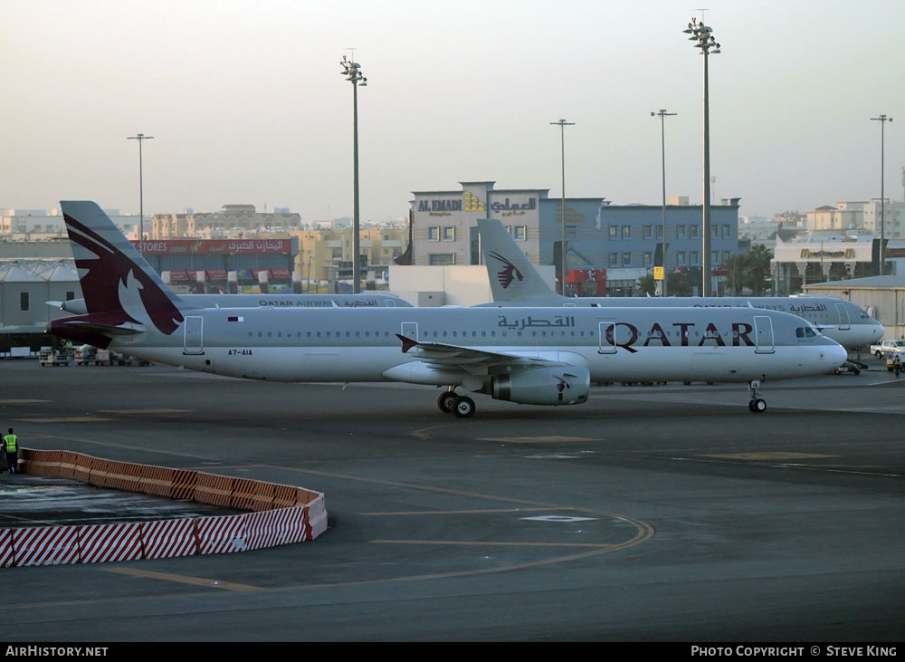 Aircraft Photo of A7-AIA | Airbus A321-231 | Qatar Airways | AirHistory.net #582711