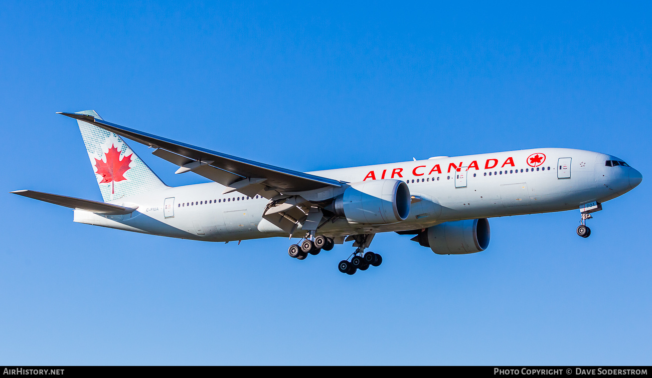 Aircraft Photo of C-FIUA | Boeing 777-233/LR | Air Canada | AirHistory.net #582712