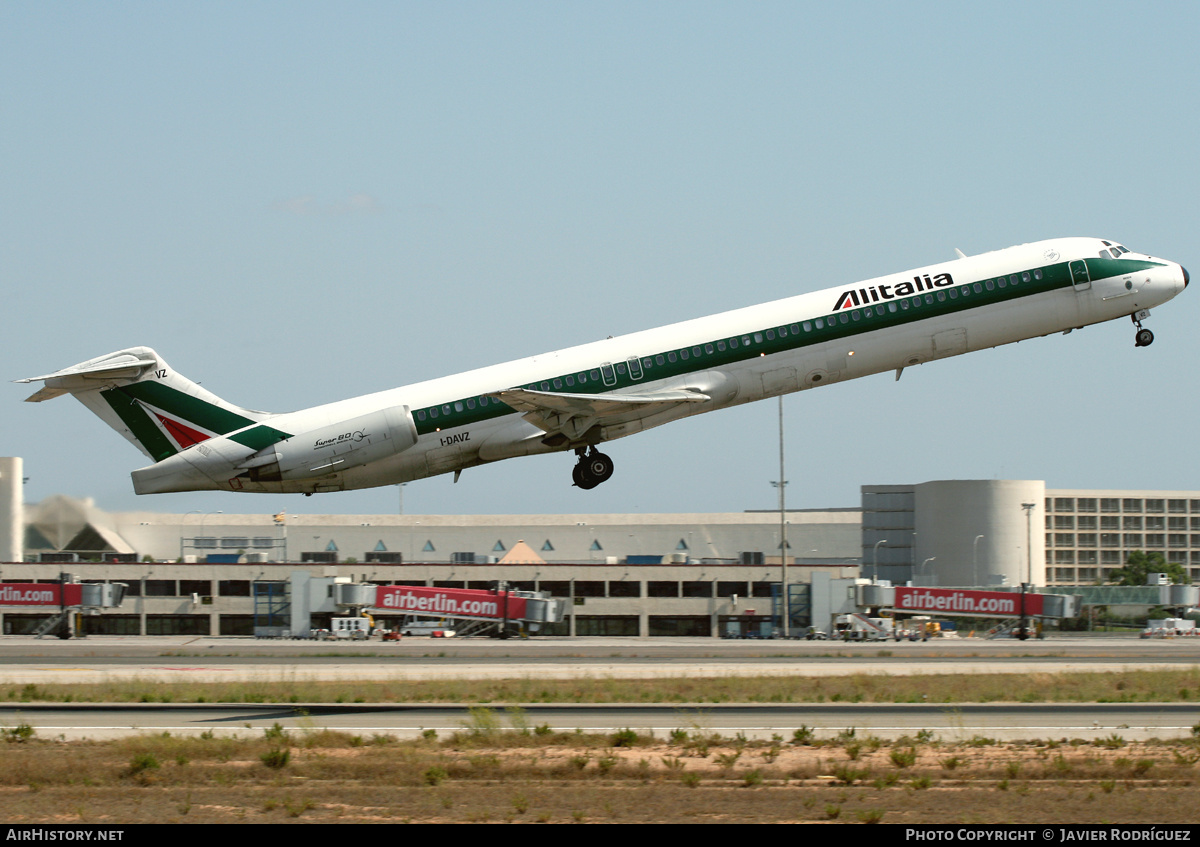 Aircraft Photo of I-DAVZ | McDonnell Douglas MD-82 (DC-9-82) | Alitalia | AirHistory.net #582735