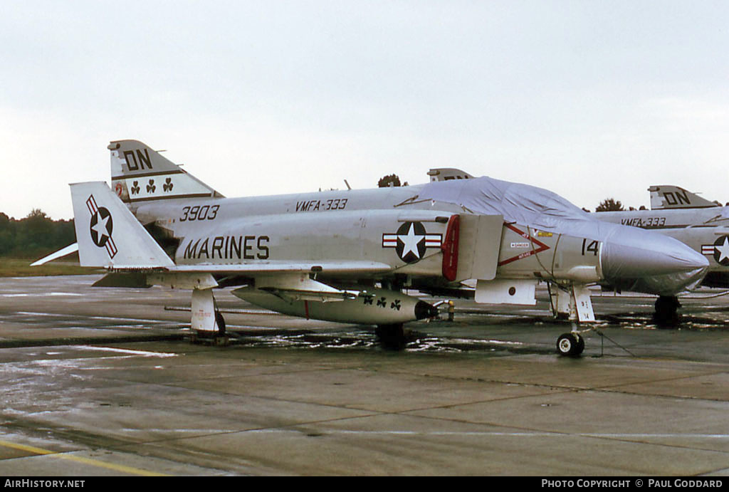 Aircraft Photo of 153903 / 3903 | McDonnell F-4J Phantom II | USA - Marines | AirHistory.net #582745