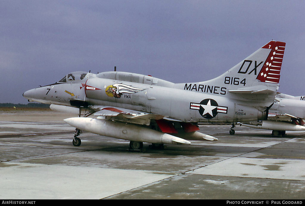 Aircraft Photo of 158164 / 8164 | McDonnell Douglas A-4M Skyhawk II | USA - Marines | AirHistory.net #582747