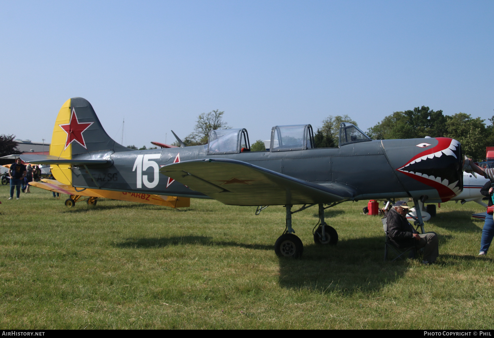 Aircraft Photo of F-AZSG / 15 white | Yakovlev Yak-18A | Soviet Union - Air Force | AirHistory.net #582756