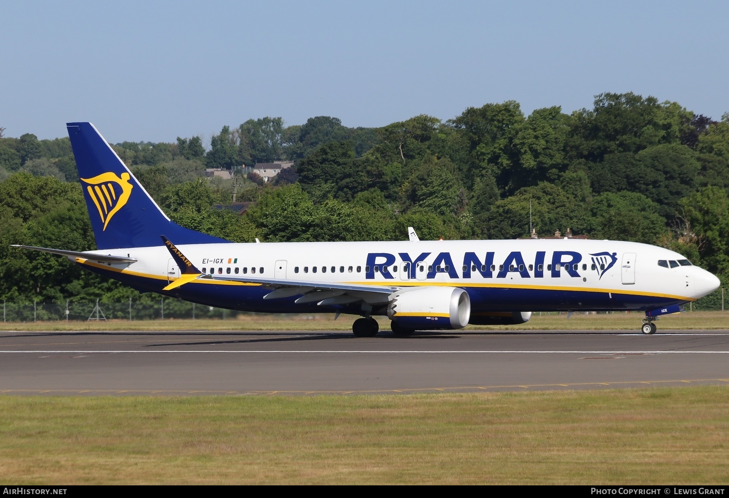 Aircraft Photo of EI-IGX | Boeing 737-8200 Max 200 | Ryanair | AirHistory.net #582782