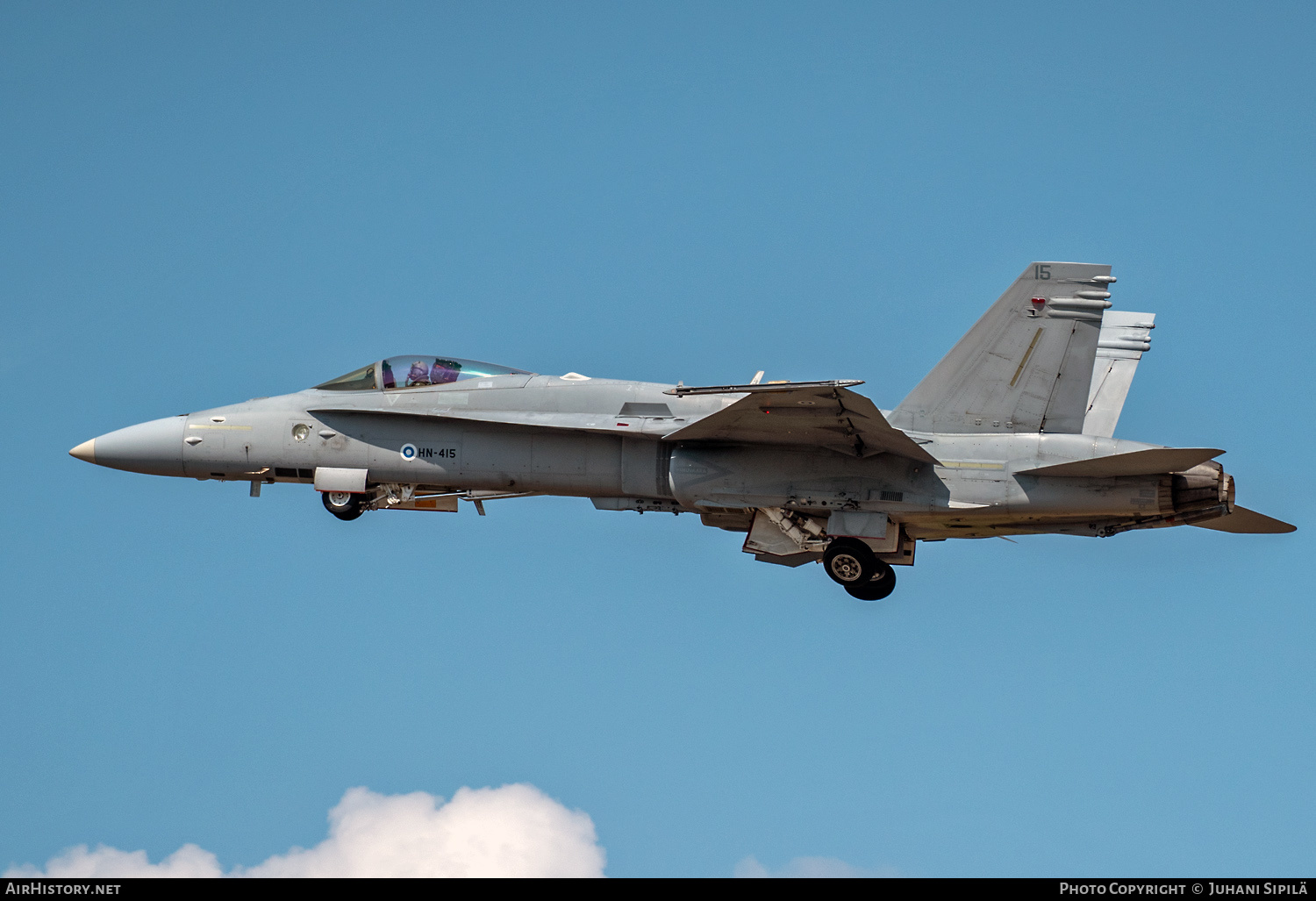 Aircraft Photo of HN-415 | McDonnell Douglas F/A-18C Hornet | Finland - Air Force | AirHistory.net #582785