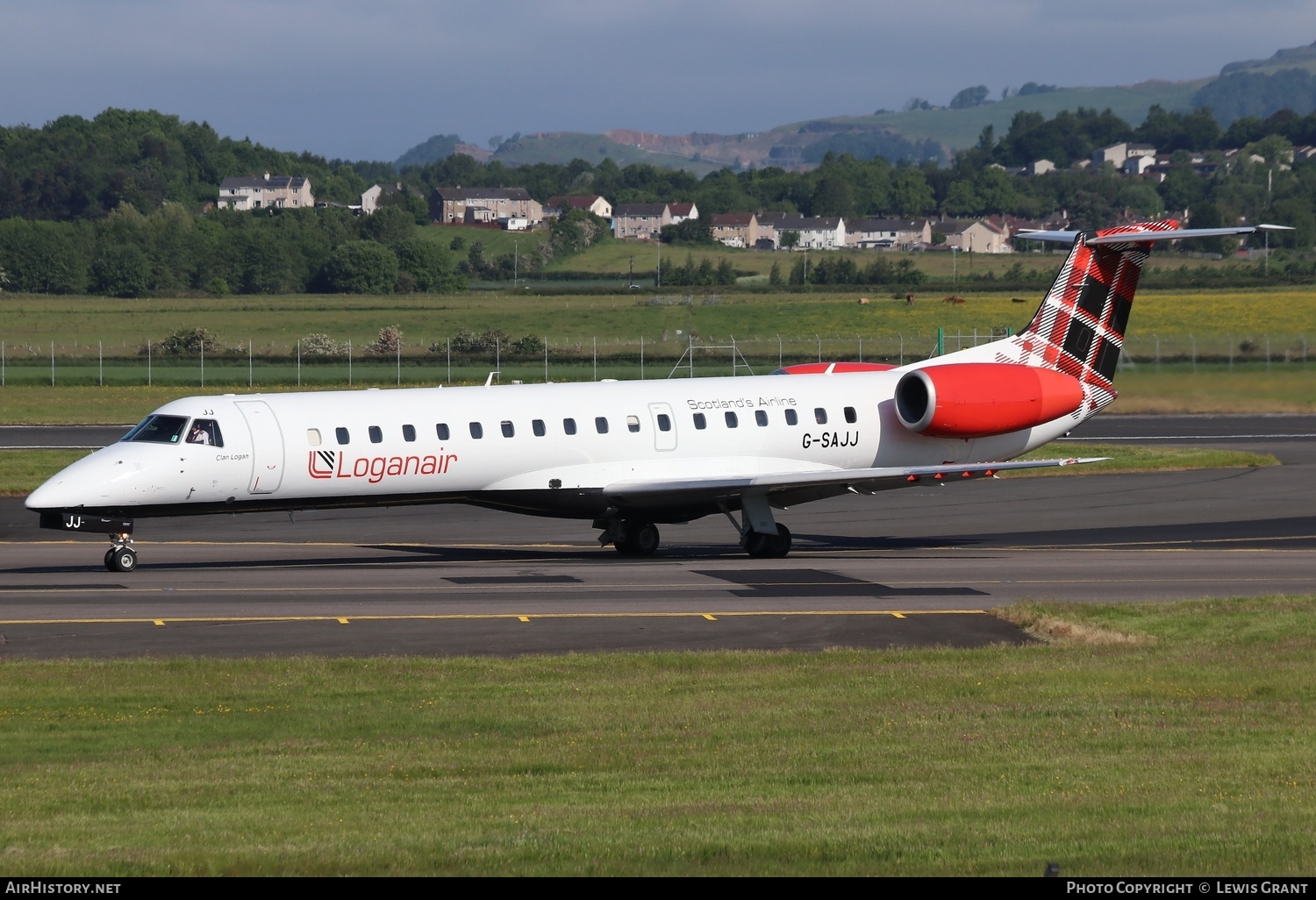 Aircraft Photo of G-SAJJ | Embraer ERJ-145EP (EMB-145EP) | Loganair | AirHistory.net #582815