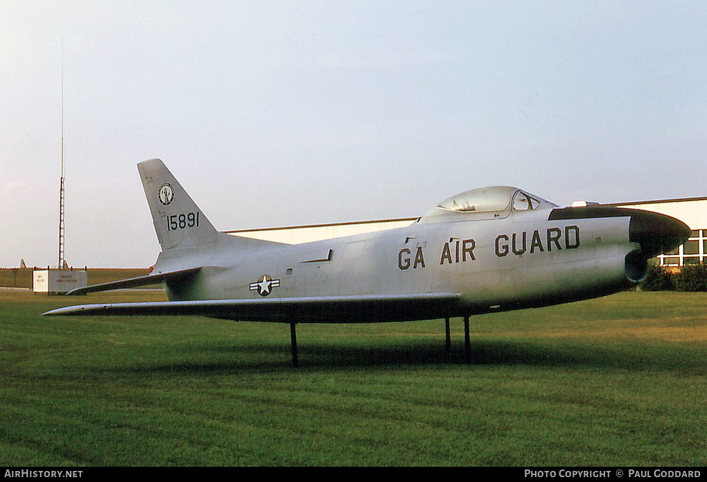 Aircraft Photo of 51-5891 / 15891 | North American F-86D Sabre | USA - Air Force | AirHistory.net #582820