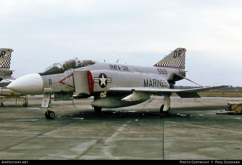 Aircraft Photo of 155519 / 5519 | McDonnell F-4J Phantom II | USA - Marines | AirHistory.net #582826