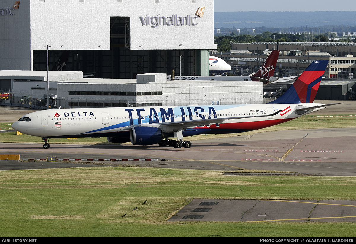 Aircraft Photo of N411DX | Airbus A330-941N | Delta Air Lines | AirHistory.net #582843