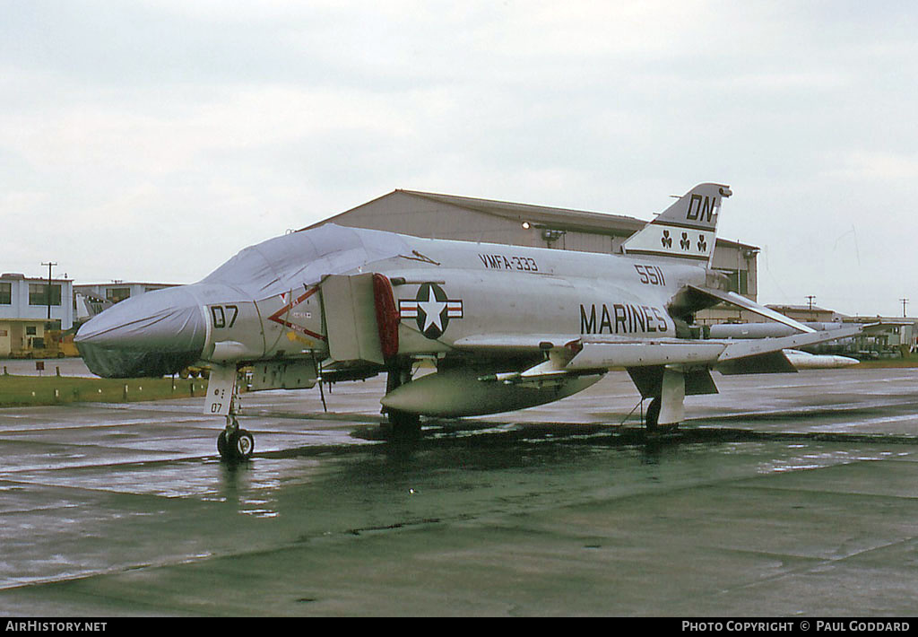 Aircraft Photo of 155511 / 5511 | McDonnell F-4J Phantom II | USA - Marines | AirHistory.net #582850