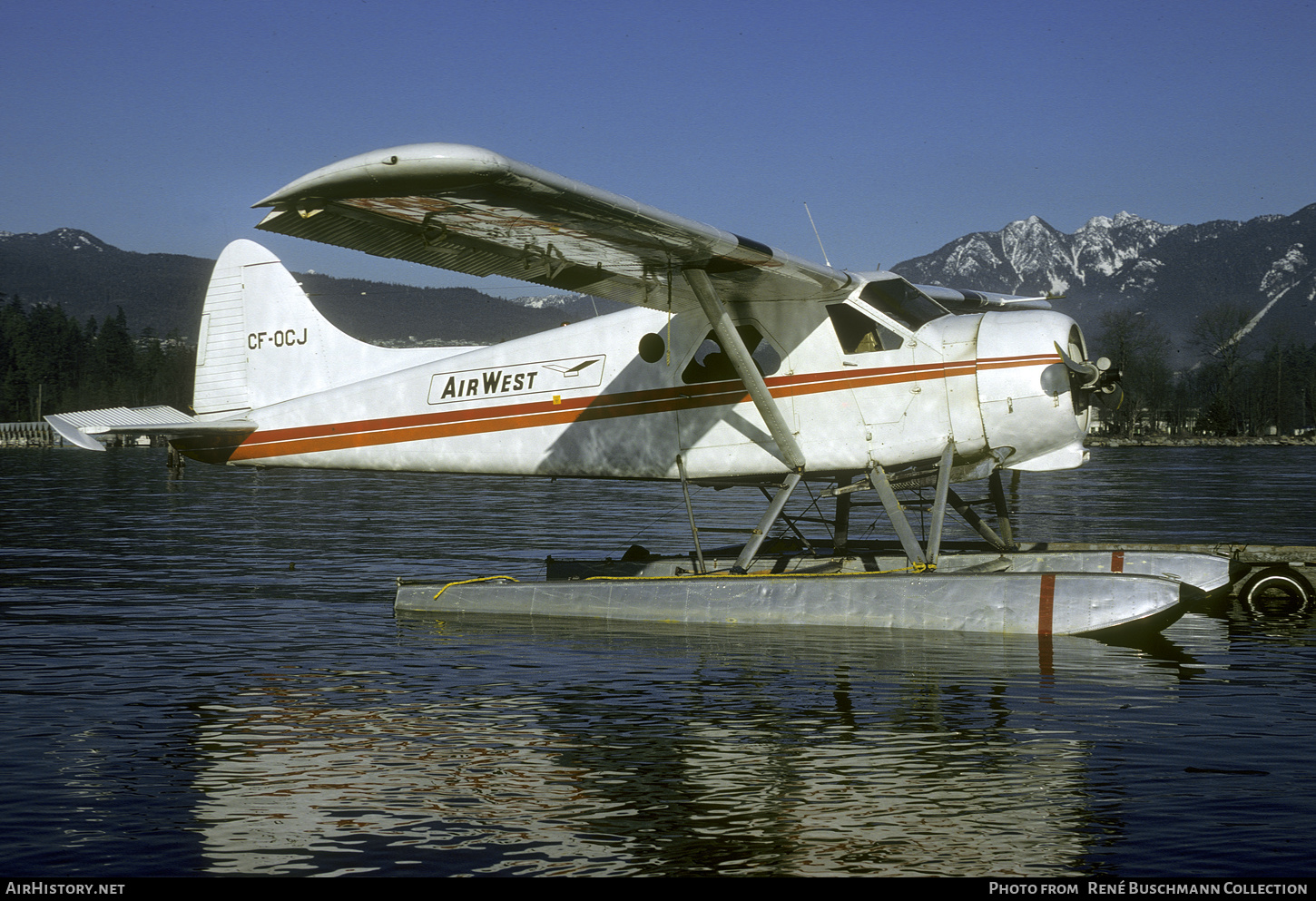 Aircraft Photo of CF-OCJ | De Havilland Canada DHC-2 Beaver Mk.1 | AirWest Airlines | AirHistory.net #582864