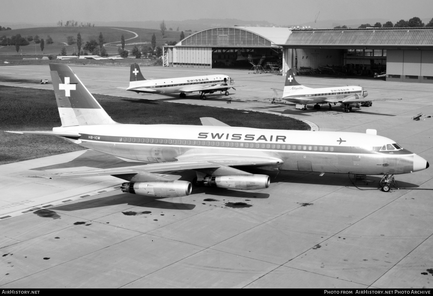 Aircraft Photo of HB-ICM | Convair 880M (22M-3) | Swissair | AirHistory.net #582882