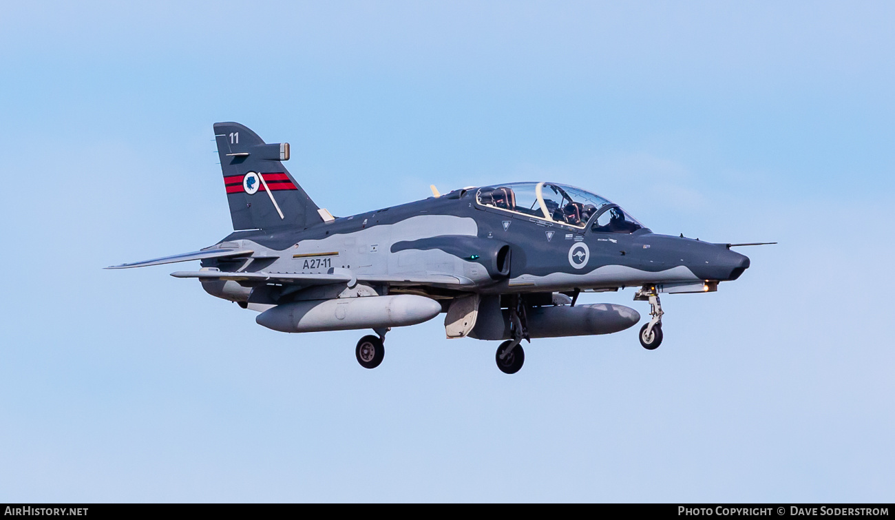 Aircraft Photo of A27-11 | BAE Systems Hawk 127 | Australia - Air Force | AirHistory.net #582887