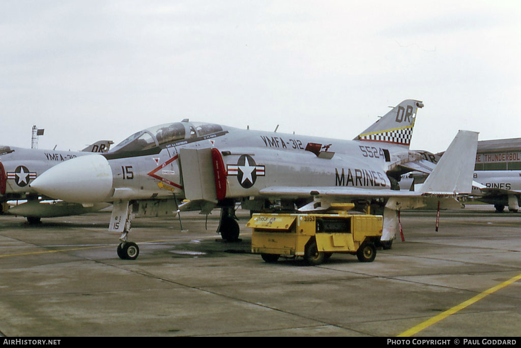 Aircraft Photo of 155524 / 5524 | McDonnell F-4J Phantom II | USA - Marines | AirHistory.net #582921
