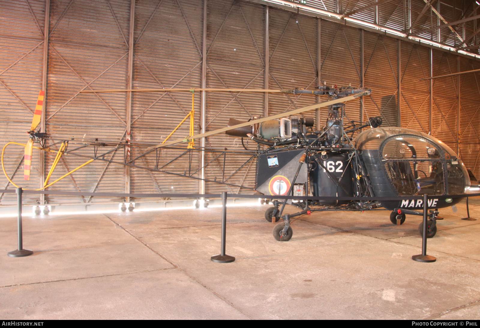 Aircraft Photo of 162 | Sud SE-3130 Alouette II | France - Navy | AirHistory.net #582932