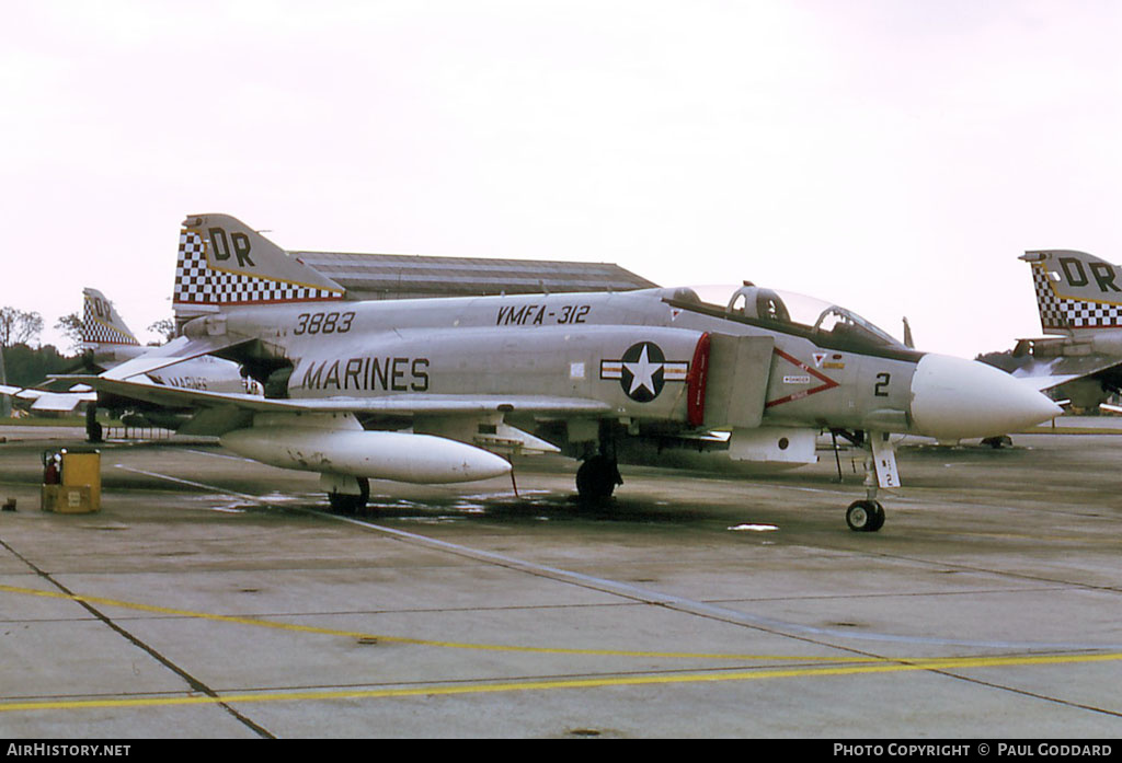 Aircraft Photo of 153883 / 3883 | McDonnell F-4J Phantom II | USA - Marines | AirHistory.net #582933