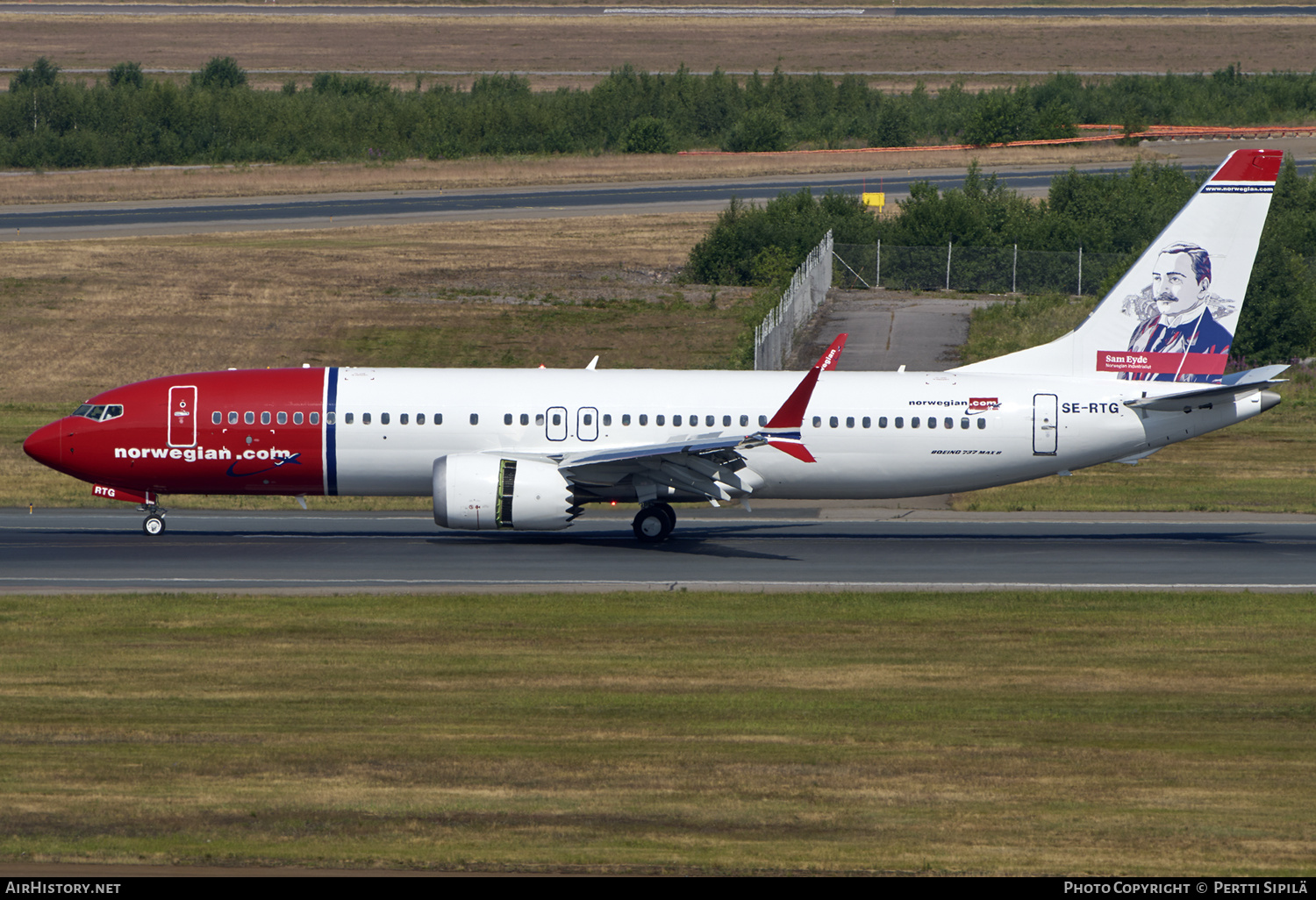 Aircraft Photo of SE-RTG | Boeing 737-8 Max 8 | Norwegian | AirHistory.net #582952