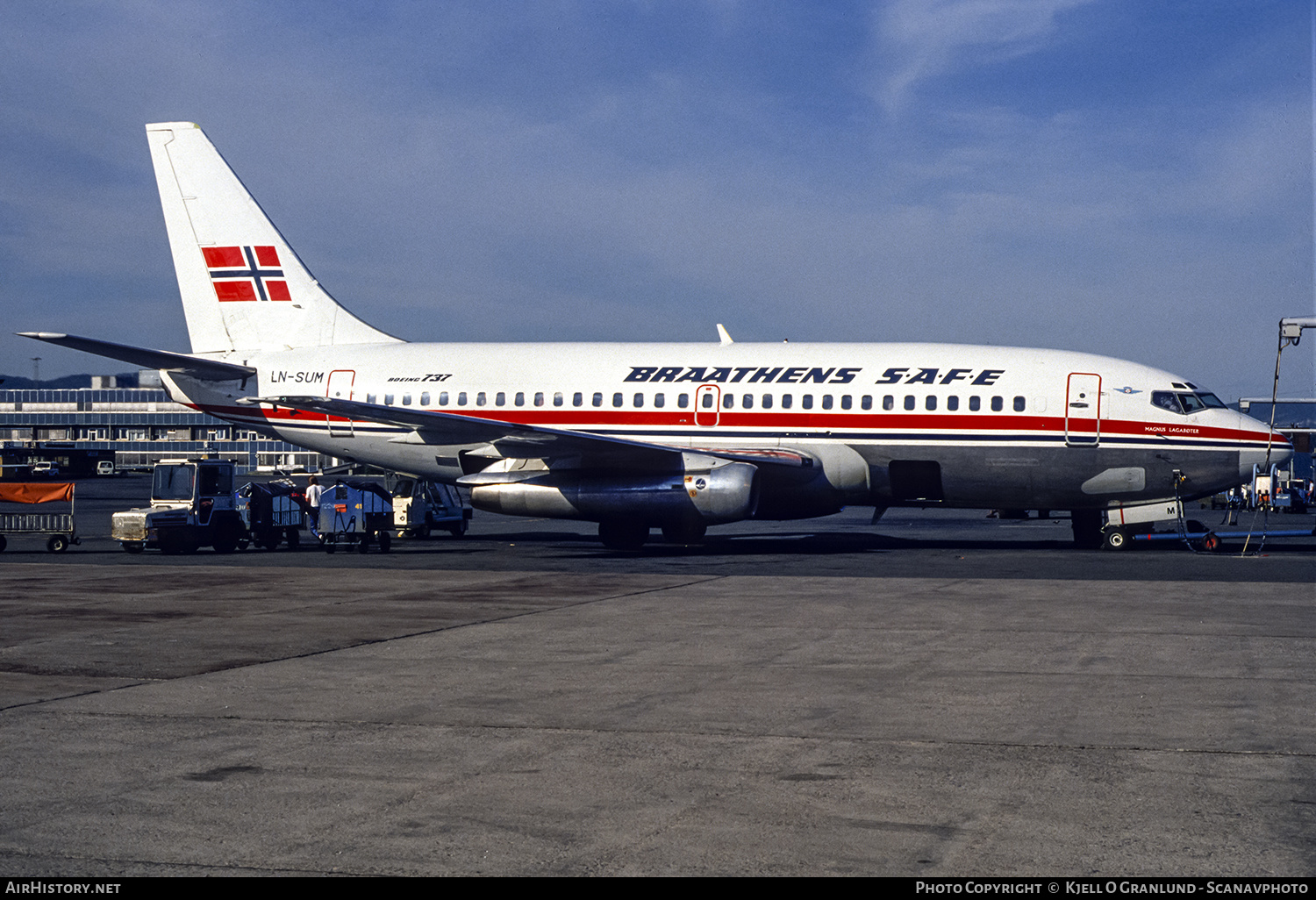 Aircraft Photo of LN-SUM | Boeing 737-205/Adv | Braathens SAFE | AirHistory.net #582980