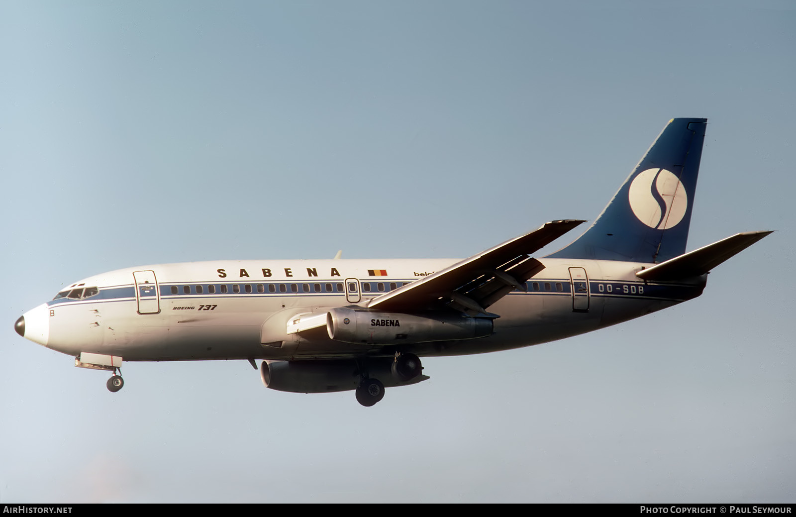 Aircraft Photo of OO-SDB | Boeing 737-229/Adv | Sabena | AirHistory.net #582984