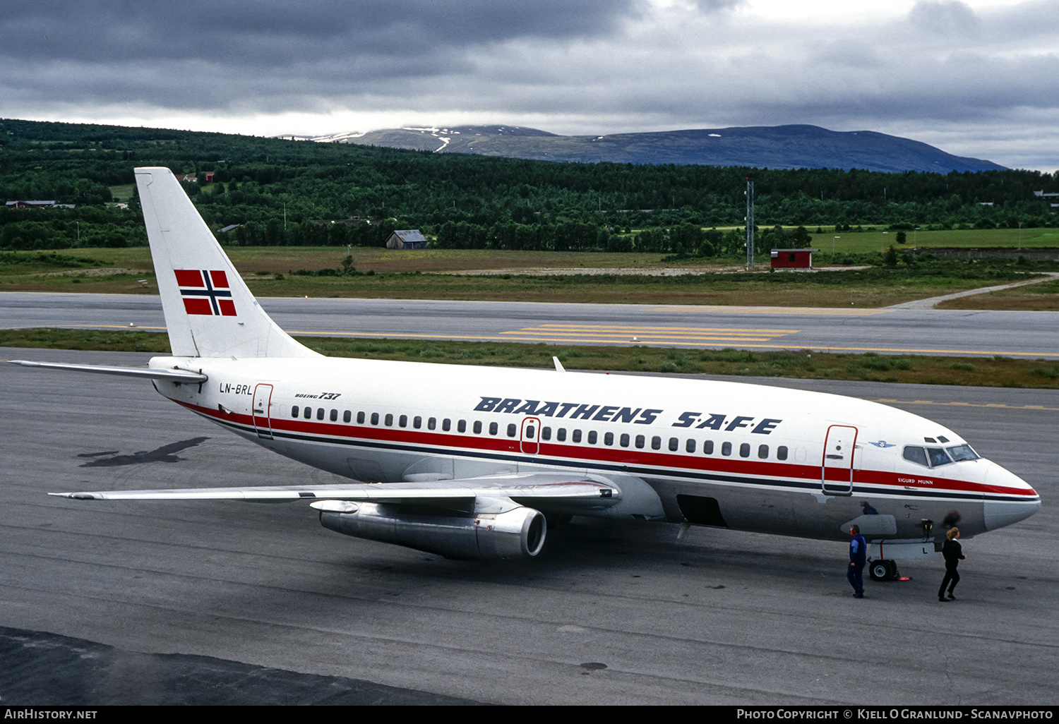 Aircraft Photo of LN-BRL | Boeing 737-296/Adv | Braathens SAFE | AirHistory.net #582985