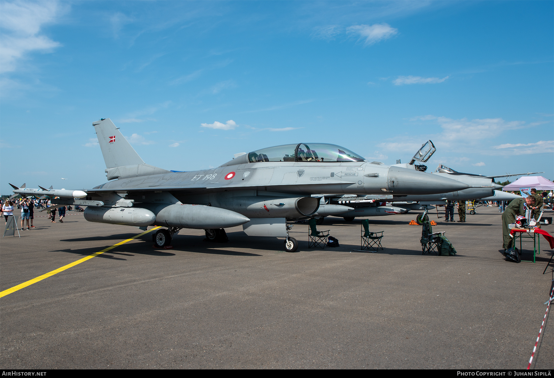 Aircraft Photo of ET-198 | General Dynamics F-16BM Fighting Falcon | Denmark - Air Force | AirHistory.net #583040