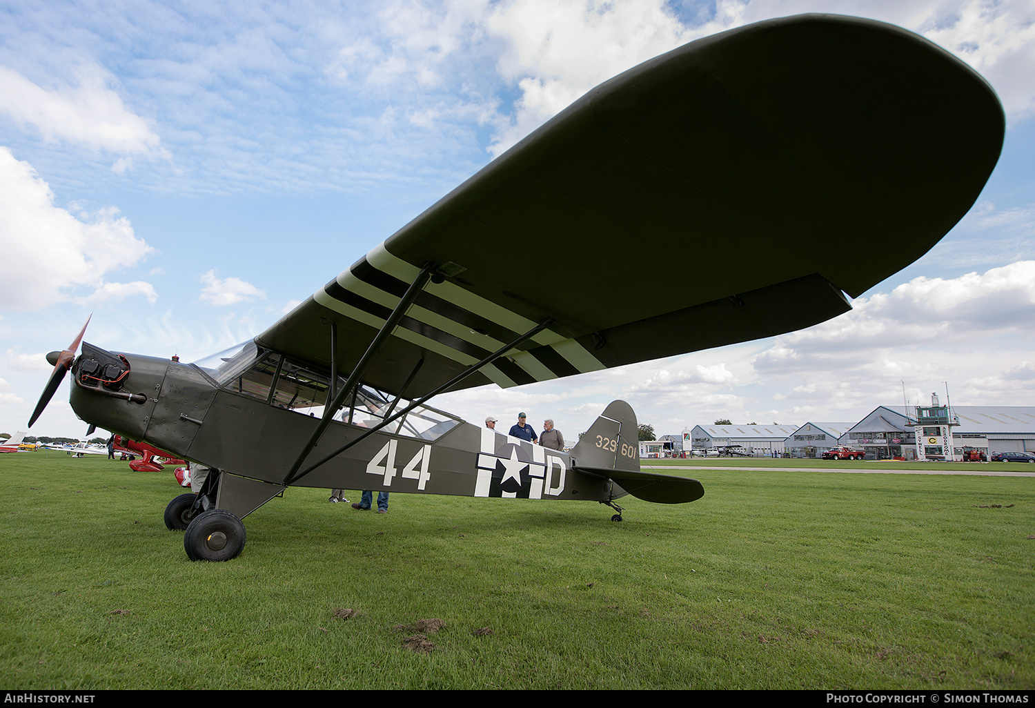 Aircraft Photo of G-AXHR / 329601 | Piper J-3C-65 Cub | USA - Air Force | AirHistory.net #583042