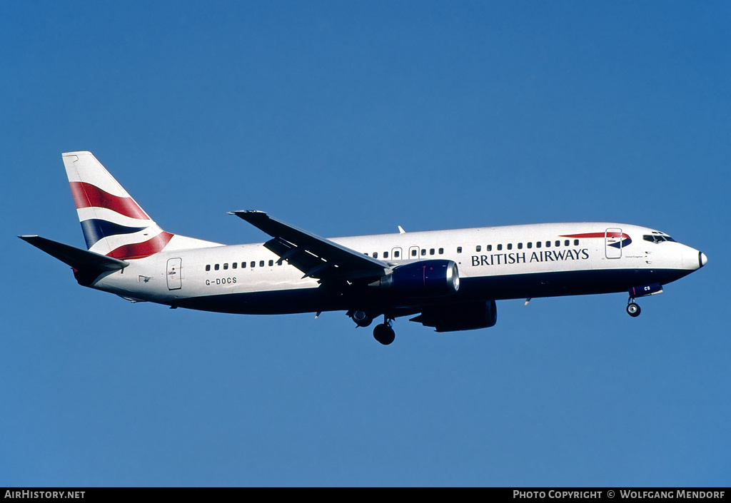 Aircraft Photo of G-DOCS | Boeing 737-436 | British Airways | AirHistory.net #583049