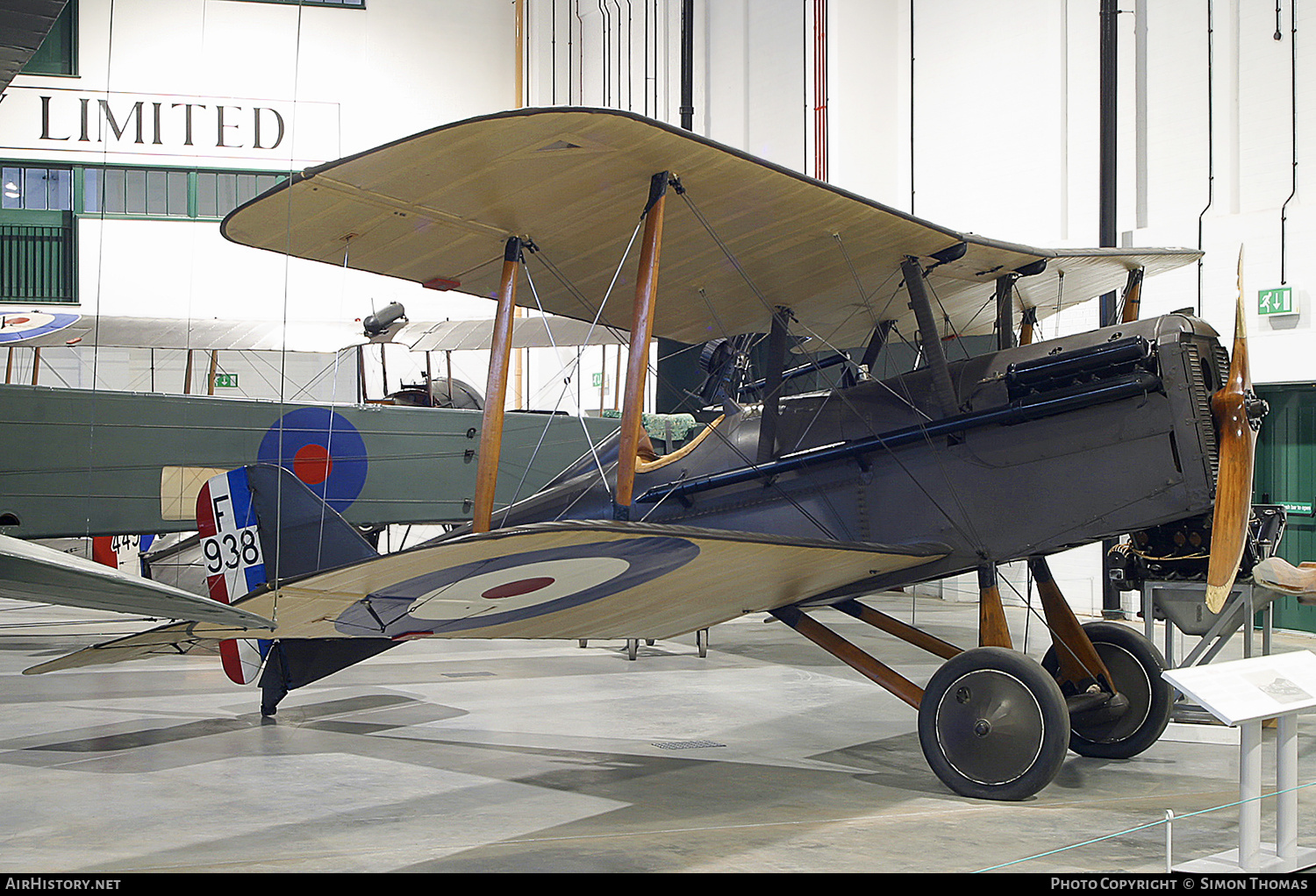 Aircraft Photo of F938 | Royal Aircraft Factory SE-5A | UK - Air Force | AirHistory.net #583061