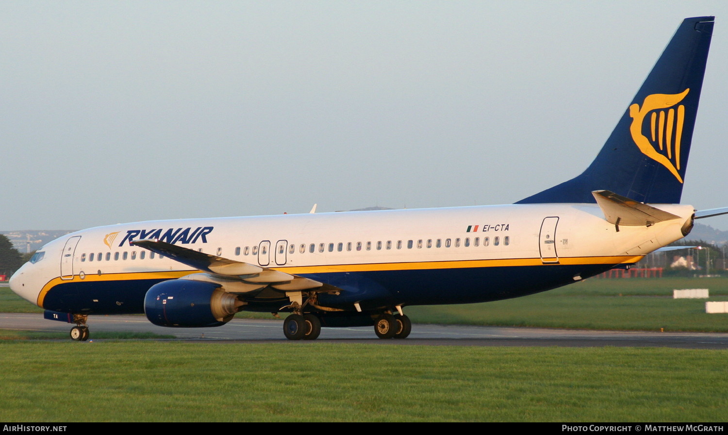 Aircraft Photo of EI-CTA | Boeing 737-8AS | Ryanair | AirHistory.net #583071