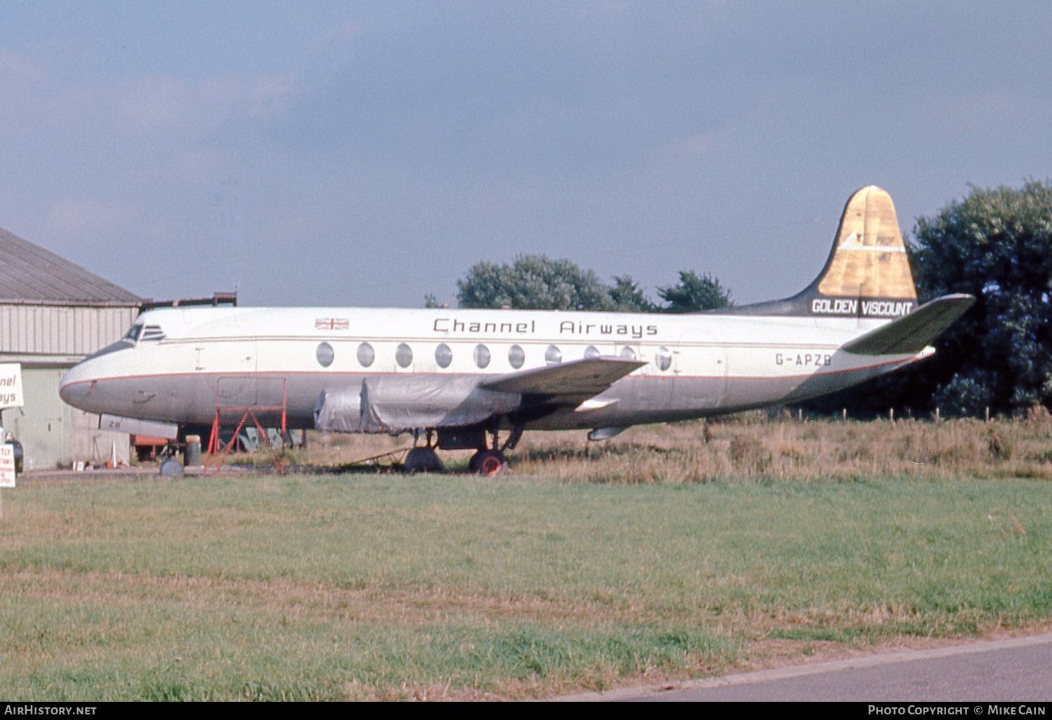 Aircraft Photo of G-APZB | Vickers 707 Viscount | Channel Airways | AirHistory.net #583101
