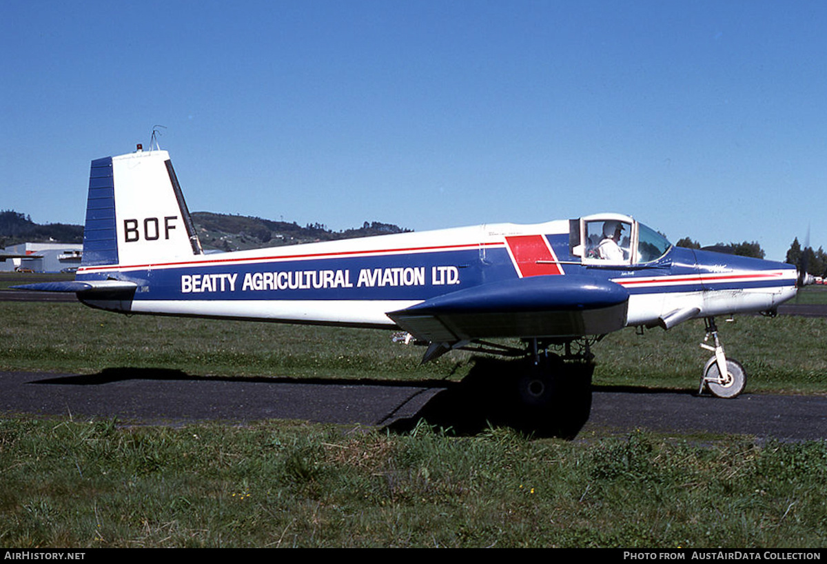Aircraft Photo of ZK-BOF / BOF | Fletcher FU-24 | Beatty Agricultural Aviation | AirHistory.net #583115