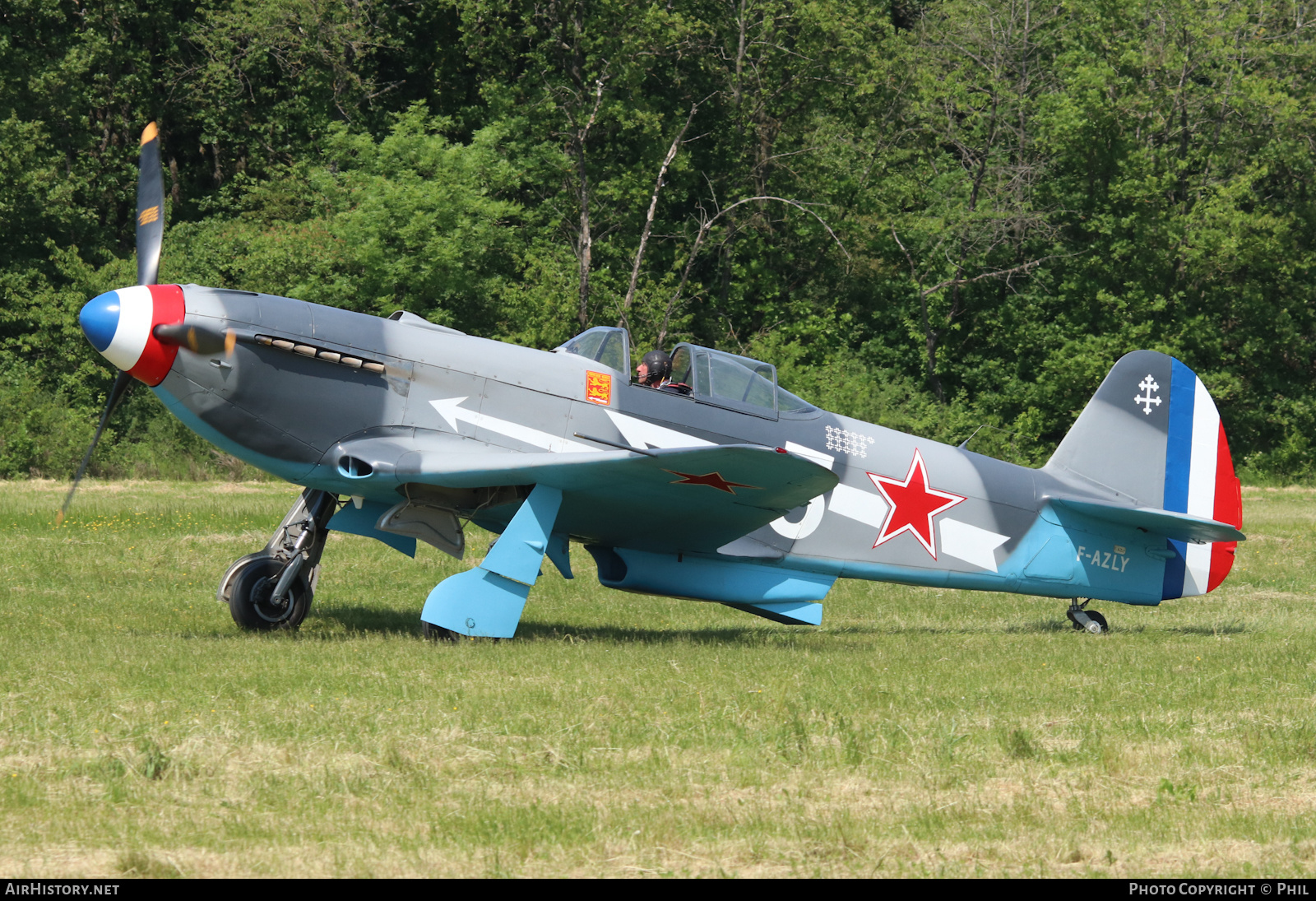 Aircraft Photo of F-AZLY / 5 white | Yakovlev Yak-3UA | Soviet Union - Air Force | AirHistory.net #583159