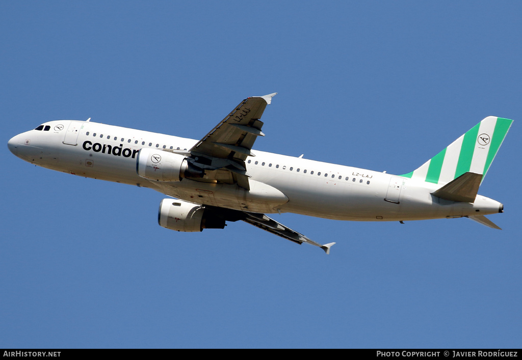 Aircraft Photo of LZ-LAJ | Airbus A320-214 | Condor Flugdienst | AirHistory.net #583162