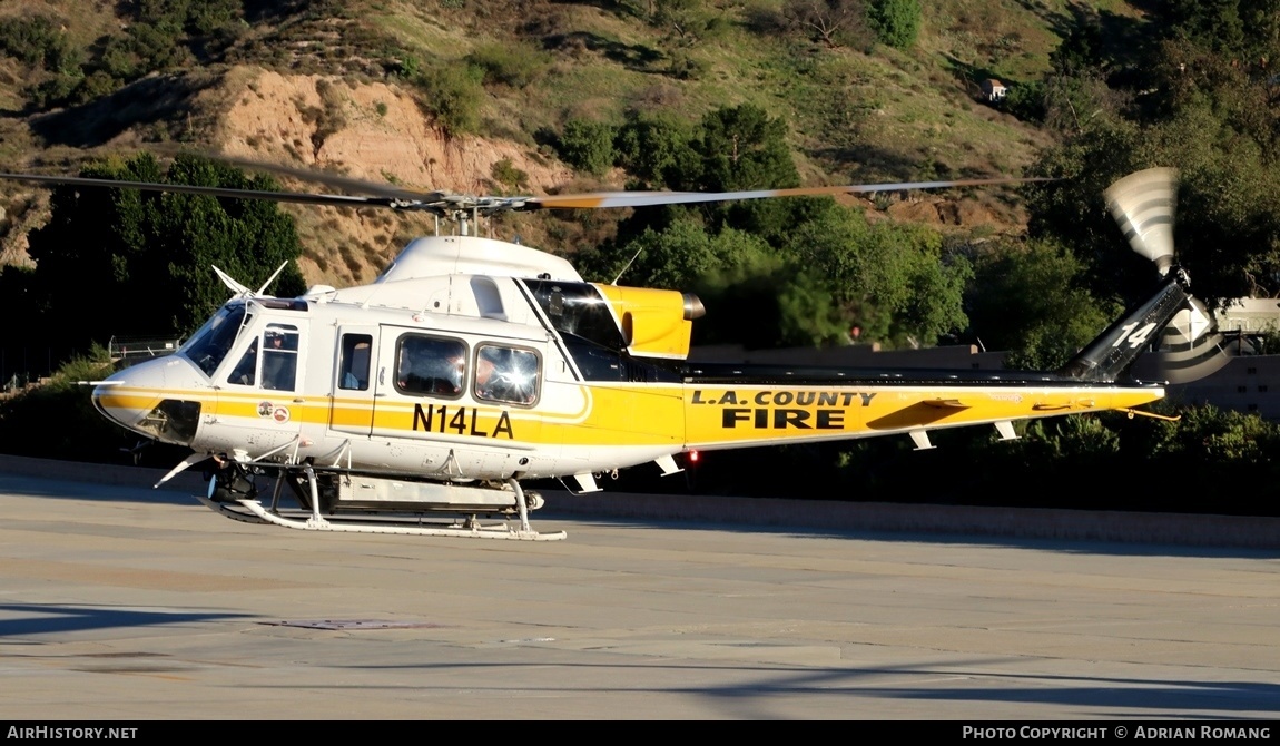 Aircraft Photo of N14LA | Bell 412EP | Los Angeles County Fire Department | AirHistory.net #583169