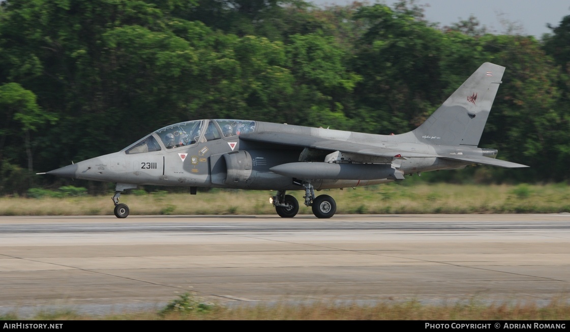 Aircraft Photo of J7-1/43 | Dassault-Dornier Alpha Jet A | Thailand - Air Force | AirHistory.net #583206