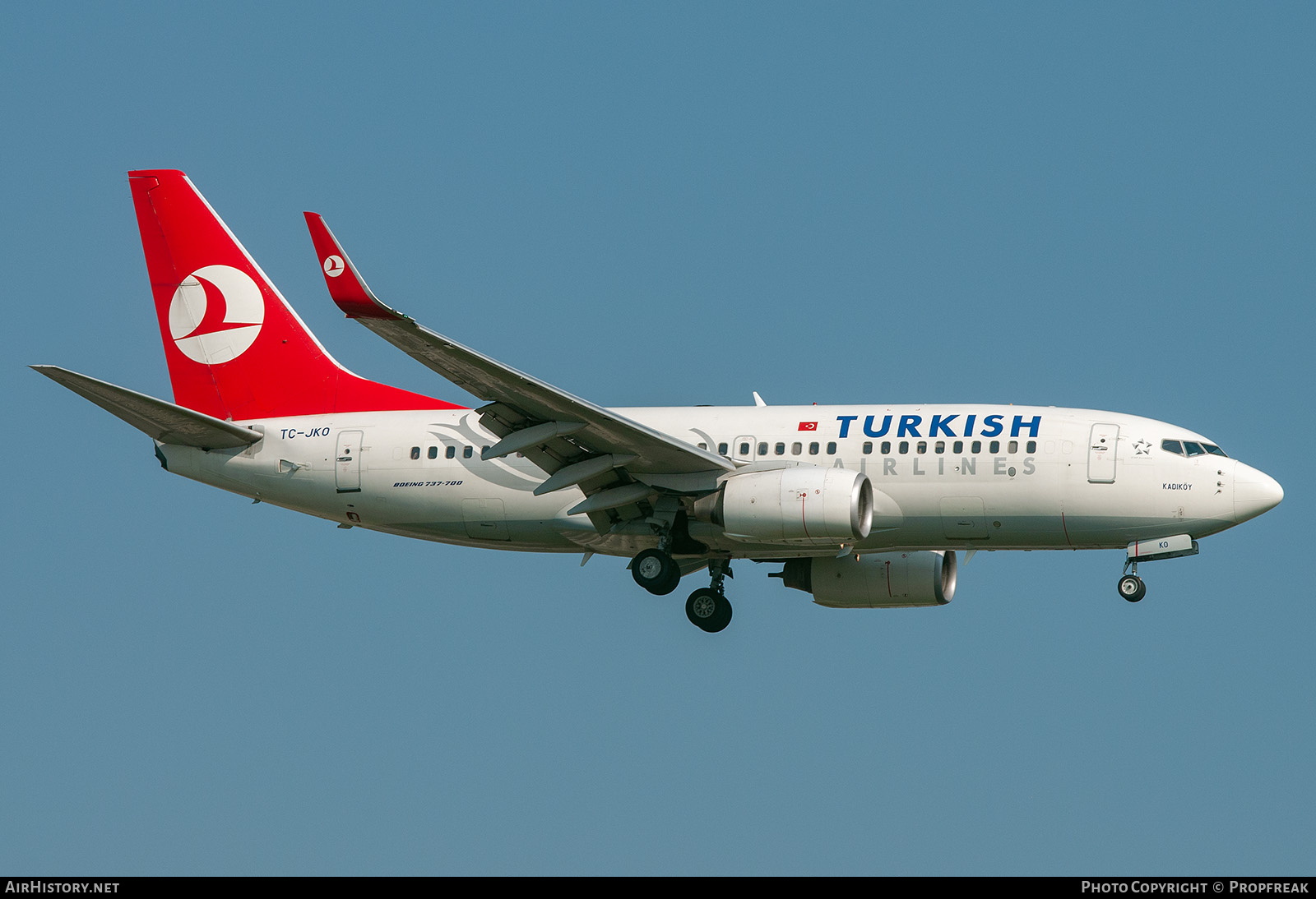Aircraft Photo of TC-JKO | Boeing 737-752 | Turkish Airlines | AirHistory.net #583213