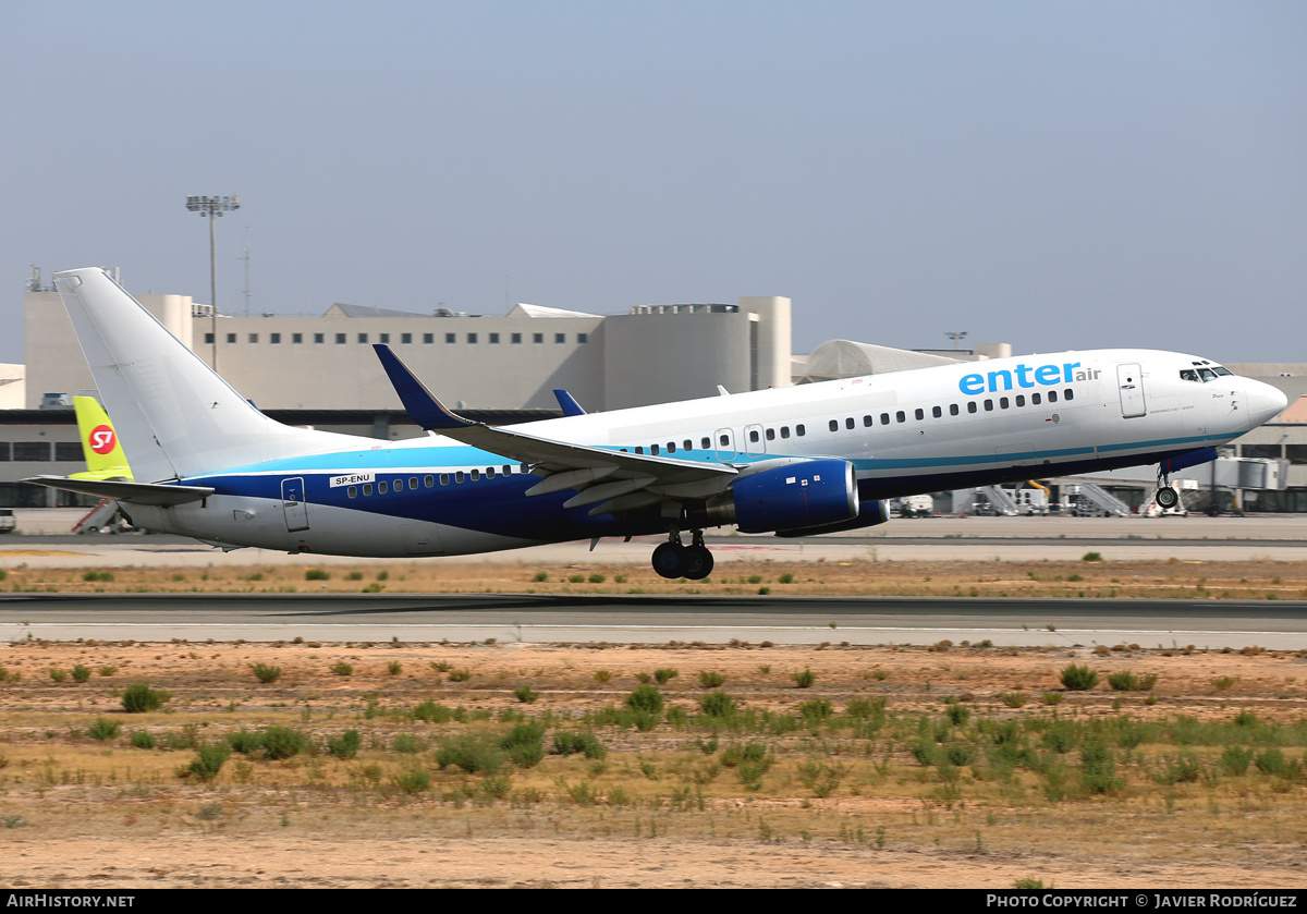 Aircraft Photo of SP-ENU | Boeing 737-83N | Enter Air | AirHistory.net #583230