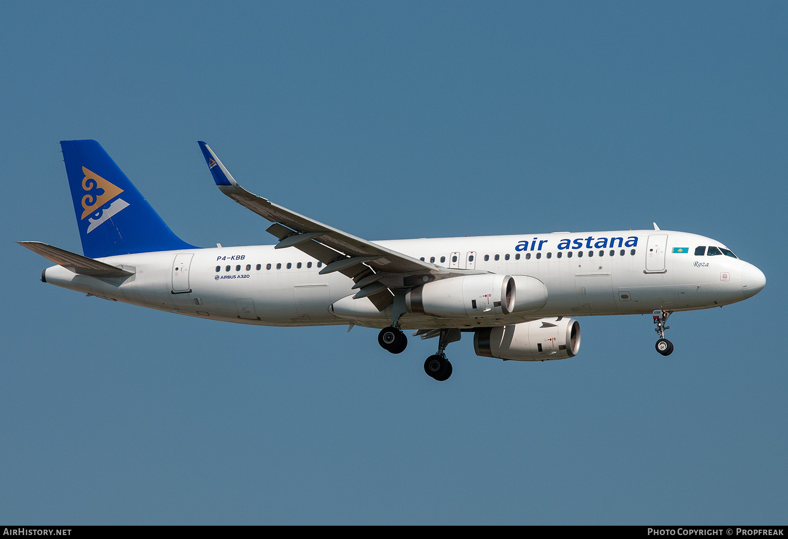 Aircraft Photo of P4-KBB | Airbus A320-232 | Air Astana | AirHistory.net #583231