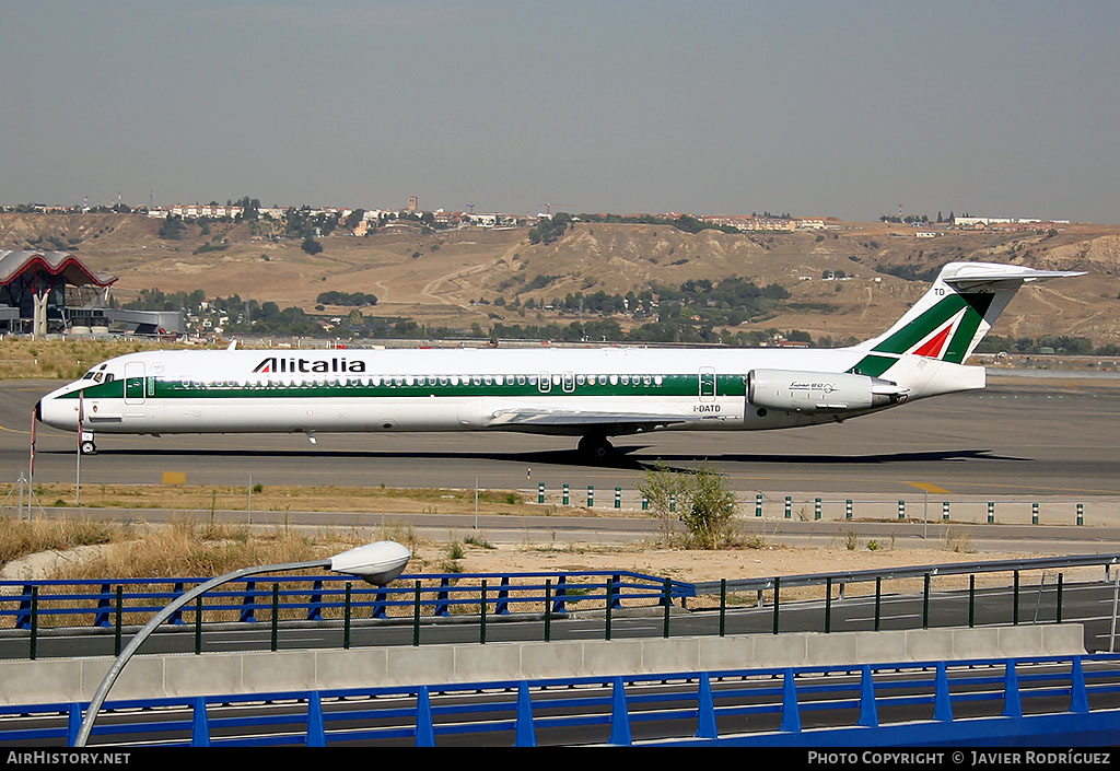 Aircraft Photo of I-DATD | McDonnell Douglas MD-82 (DC-9-82) | Alitalia | AirHistory.net #583247