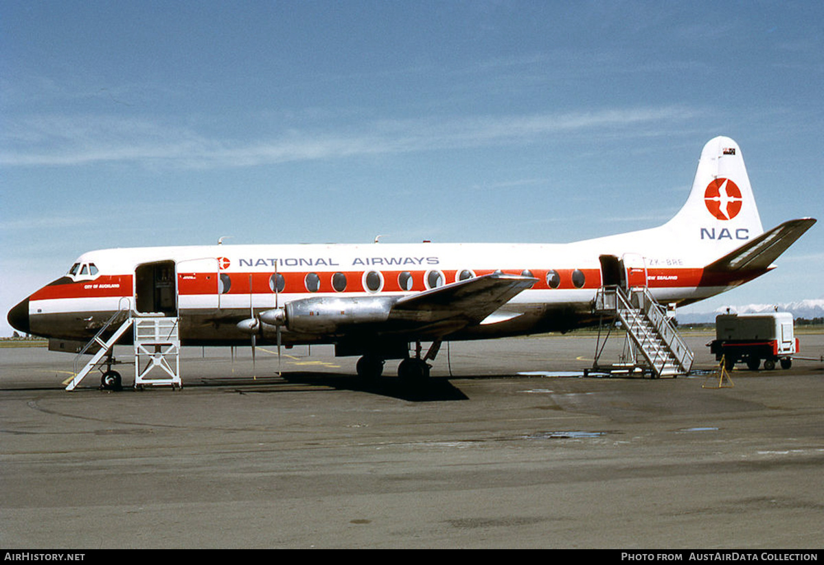 Aircraft Photo of ZK-BRE | Vickers 807 Viscount | New Zealand National Airways Corporation - NAC | AirHistory.net #583269