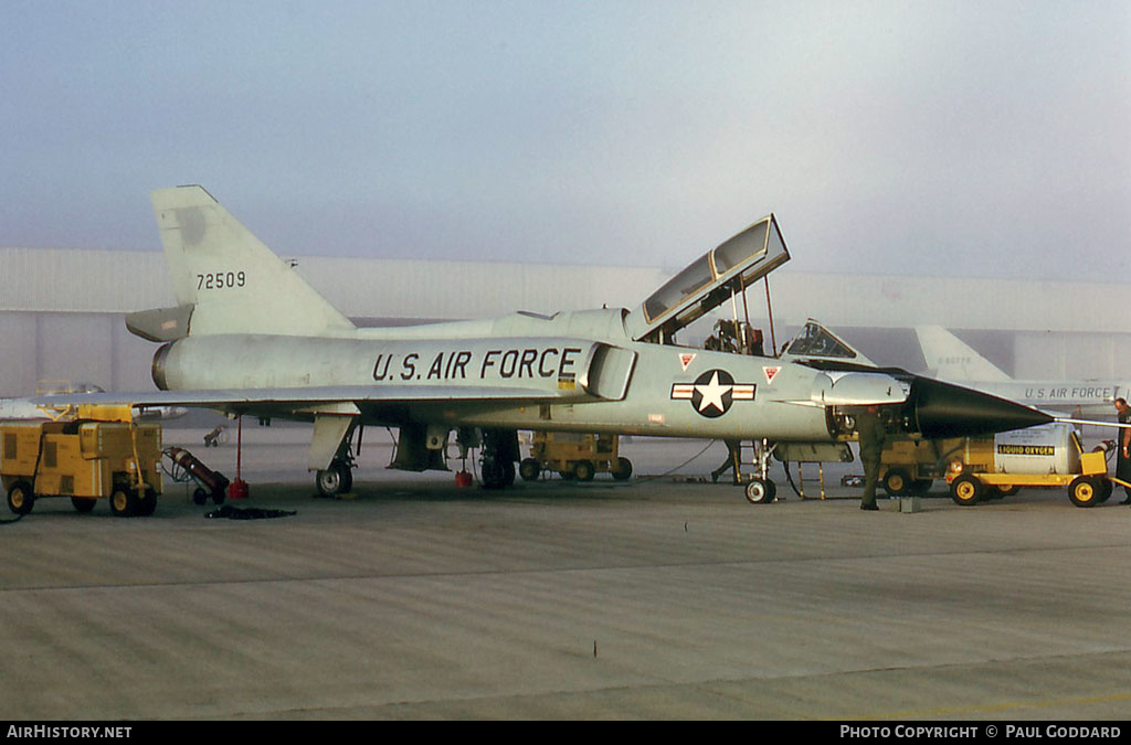 Aircraft Photo of 57-2509 / 72509 | Convair F-106B Delta Dart | USA - Air Force | AirHistory.net #583278