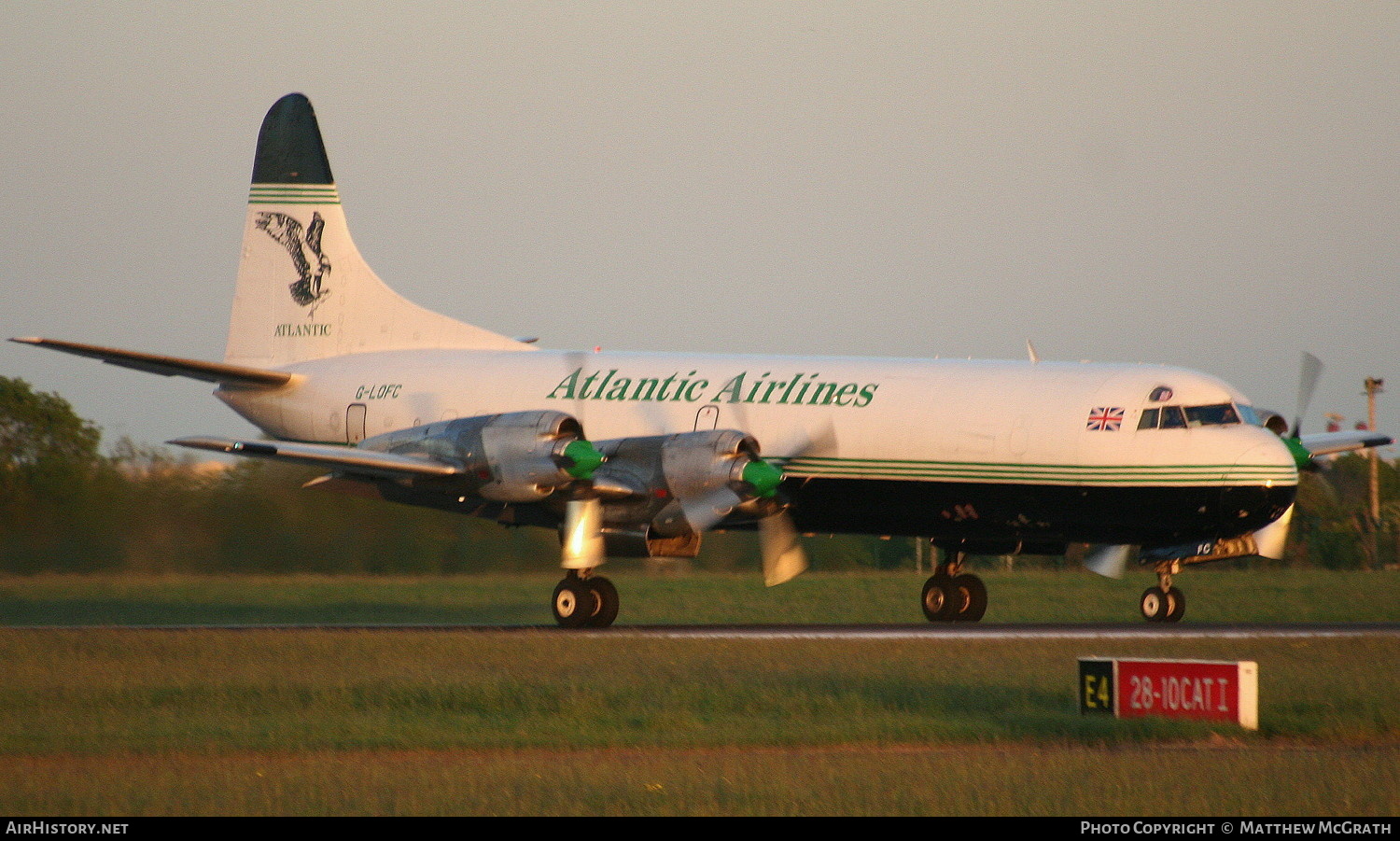 Aircraft Photo of G-LOFC | Lockheed L-188C(F) Electra | Atlantic Airlines | AirHistory.net #583293