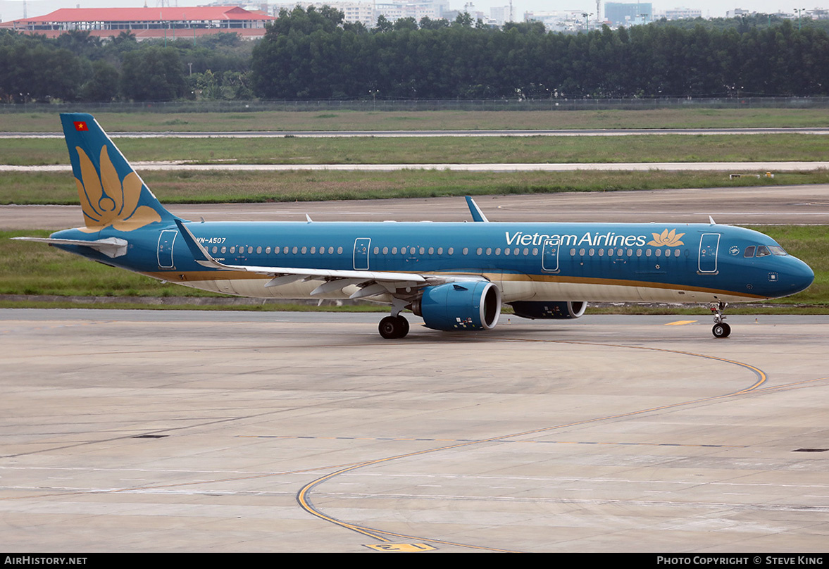 Aircraft Photo of VN-A507 | Airbus A321-272N | Vietnam Airlines | AirHistory.net #583330