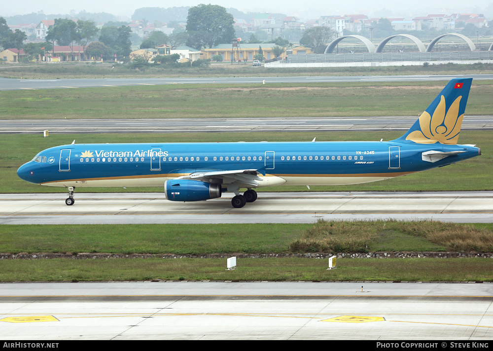 Aircraft Photo of VN-A345 | Airbus A321-231 | Vietnam Airlines | AirHistory.net #583332