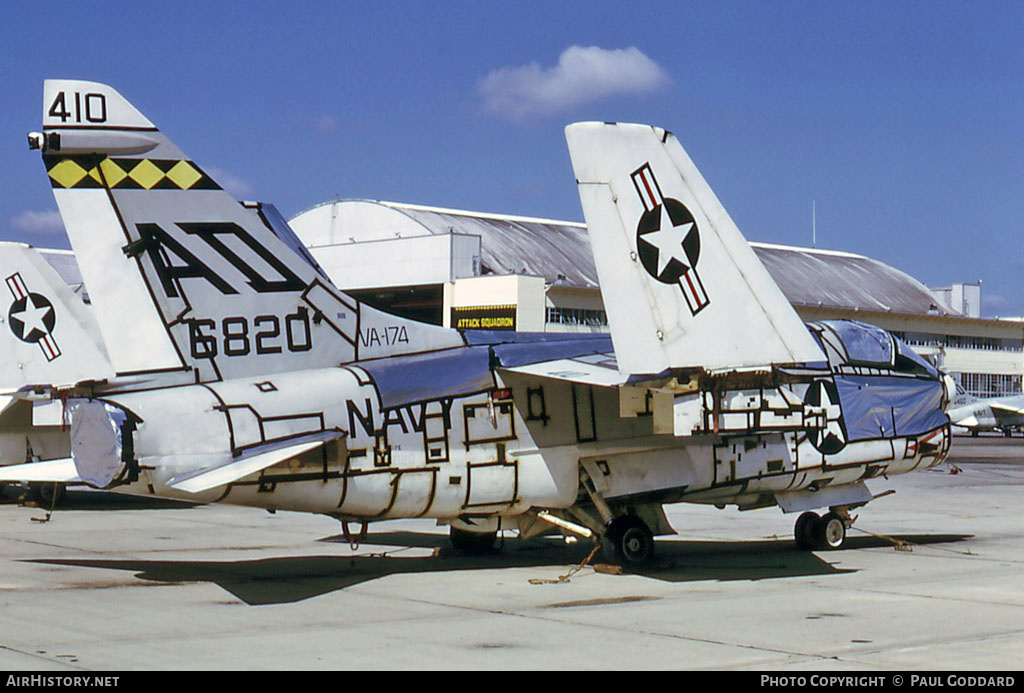 Aircraft Photo of 156820 / 6820 | LTV A-7E Corsair II | USA - Navy | AirHistory.net #583347