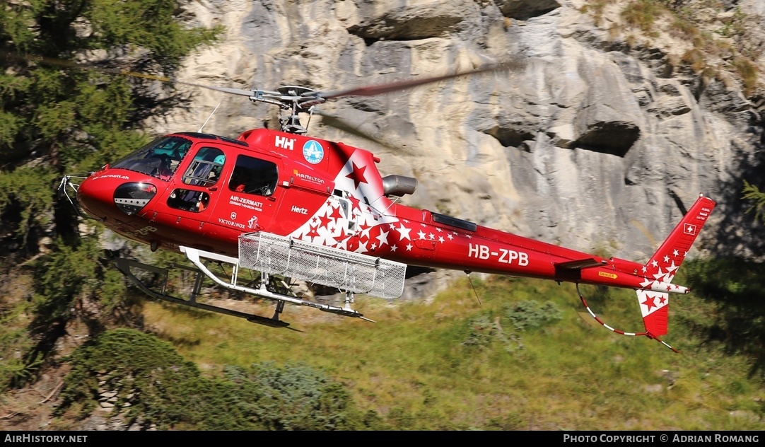 Aircraft Photo of HB-ZPB | Eurocopter AS-350B-3E Ecureuil | Air Zermatt | AirHistory.net #583349
