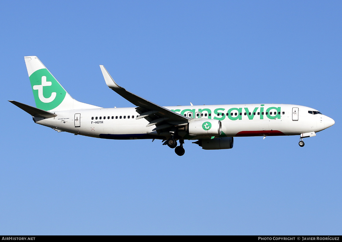 Aircraft Photo of F-HUYH | Boeing 737-86N | Transavia | AirHistory.net #583400