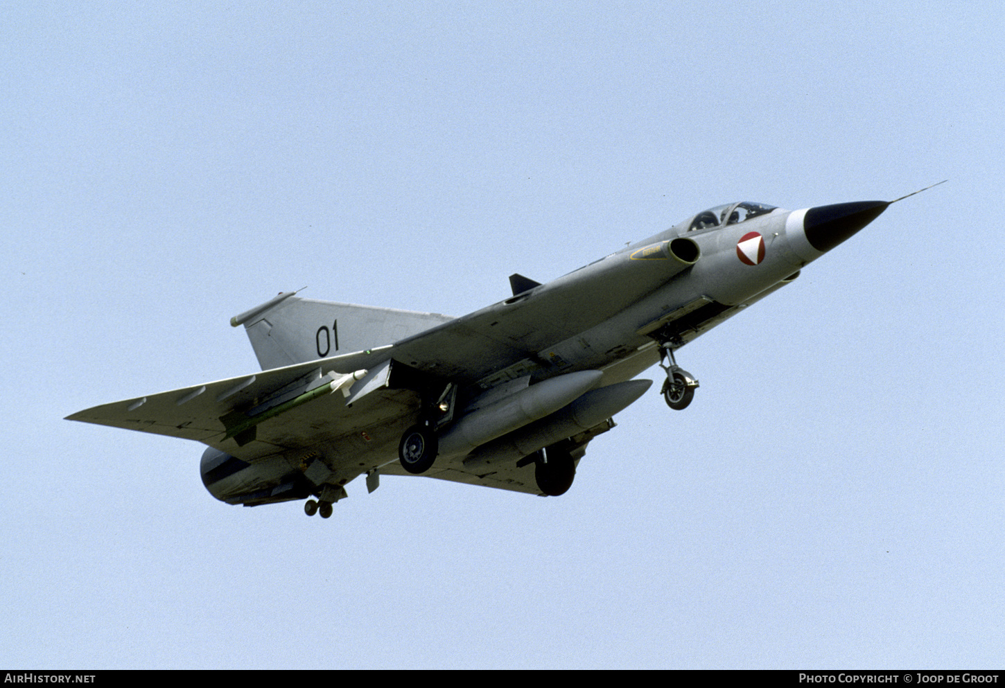 Aircraft Photo of 01 | Saab J35Oe Draken | Austria - Air Force | AirHistory.net #583446