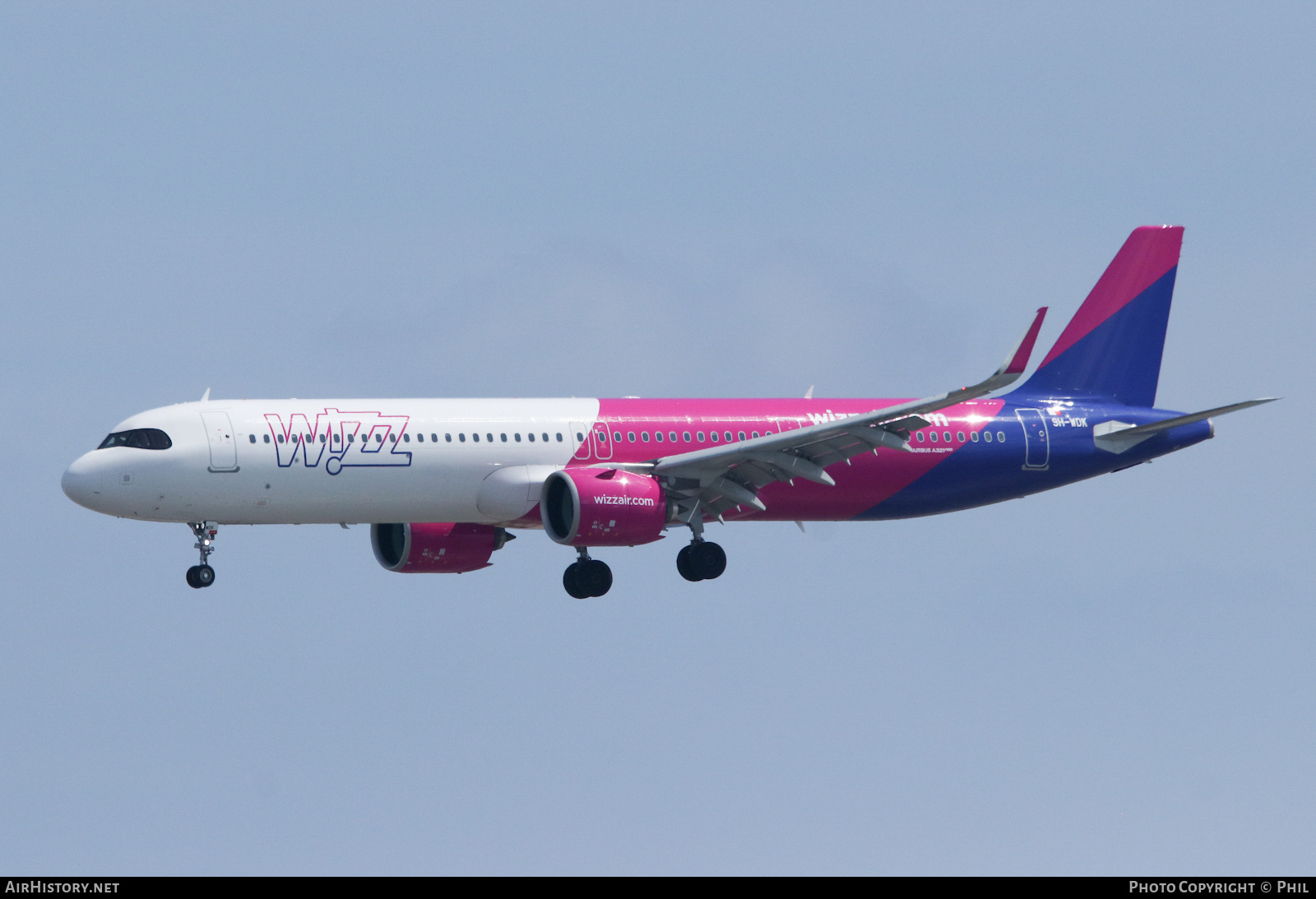 Aircraft Photo of 9H-WDK | Airbus A321-271NX | Wizz Air | AirHistory.net #583453
